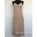 Good Quality Knitted Net Print Dress